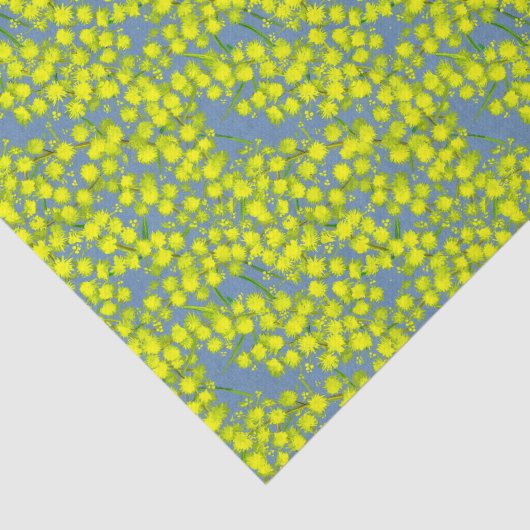 ブルーイエローアカシアアートティッシュペーパー 薄葉紙 (詳細)