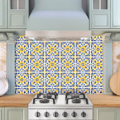 ブルーイエローアスペインのズレジョデコーモダンル タイル