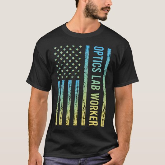 ブルーイエローオプティクスラボワーカー Tシャツ (正面)