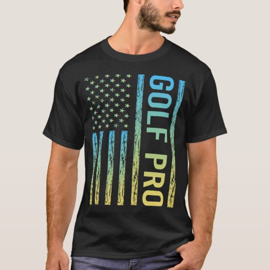 ブルーイエローゴルフプロ Tシャツ (正面)