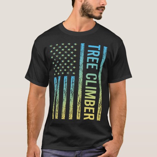 ブルーイエローツリークライマー Tシャツ (正面)