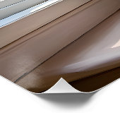 ブルーイエローパープル開花アート ポスター (コーナー)