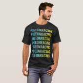ブルーイエローピジョンレース Tシャツ (正面フル)
