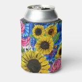 ブルーイエローピンクフローラシームレス 缶クーラー (缶裏面)