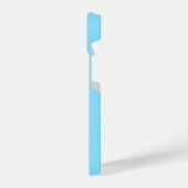 ブルーイエローピースウクライナのインスピレーションのミニマリスト iPhoneケース (左側面)