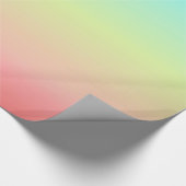 ブルーイエローピーチカラーパステルラッピング紙 ラッピングペーパー (角)