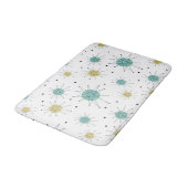 ブルーイエローフランシスコスターバストミッドセンチュリー バスマット (アングル)