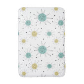 ブルーイエローフランシスコスターバストミッドセンチュリー バスマット (正面縦)