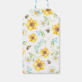 ブルーイエローフローラママへビーベイビーシャワー ギフトタグ (裏面)