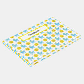 ブルーイエローホワイトベビー車太陽 ゲストブック (コーナー)