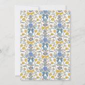 ブルーイエローボウズ結婚リハーサルディナー 招待状 (裏面)