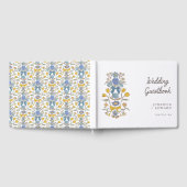 ブルーイエローボウズ&フラムスフローラ結婚ズ ゲストブック (全面)