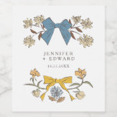 ブルーイエローボウズ&結婚フラムス ワインラベル (シングルラベル)