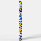 ブルーイエローポルトガル語アズレジョのシームレスパターン Case-Mate iPhoneケース (裏面 / 右)