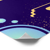 ブルーイエロームーンミッドオータムフェスティバル ポスター (角)