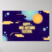 ブルーイエロームーンミッドオータムフェスティバル ポスター (正面)