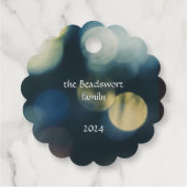 ブルーイエローメリークリスマス フェイバータグ (裏面)