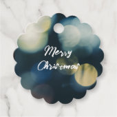 ブルーイエローメリークリスマス フェイバータグ (正面)