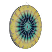 ブルーイエローラディアント ダーツボード (正面左)