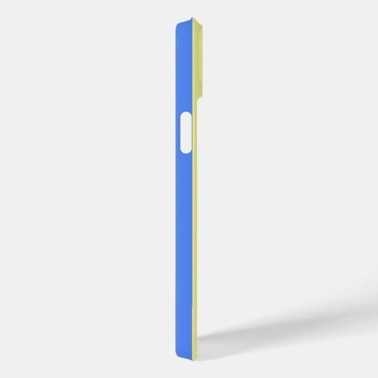 ブルーイエローラブタイポグラフィウクライナインスパイア平和 Case-Mate iPhoneケース (裏面 / 右)