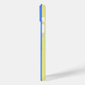 ブルーイエローラブタイポグラフィウクライナインスパイア平和 Case-Mate iPhoneケース (裏面 / 左)