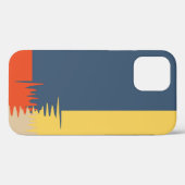 ブルーイエローレッドクリームケースメイト Case-Mate iPhoneケース (裏面 (横))