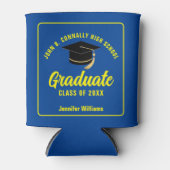 ブルーイエロー大学院カスタム卒業会 缶クーラー (正面)