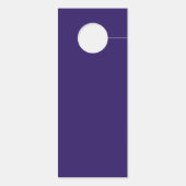 ブルーイエロー結婚フラワーズゲストは邪魔しない ドアノブサイン (裏面)