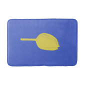 ブルーイエロー金ゴールドチューリップフローラフラワーカカラフルウト バスマット (正面)