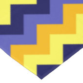 ブルーイエロー金ゴールド山形ミディアムテーブルクロス テーブルクロス (アングル)