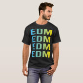 ブルーイエローEDM Tシャツ (正面フル)