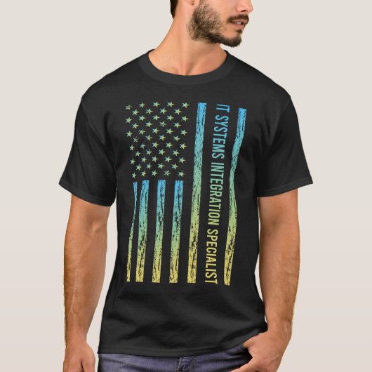 ブルーイエローITシステム統合スペシャリスト Tシャツ (正面)