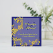 ブルーイエ結婚ロー記念婚約 招待状 (スタンド正面)