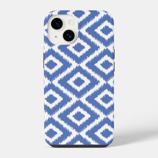 ブルーイカットダイヤモンド iPhoneケース (裏面)