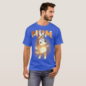 ブルーイズ・パパ プレゼント メンズ レディース お父さん+お母さん 恋愛 ギフト Tシャツ (正面フル)