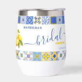 ブルーイタリアンタイルレモンサマーブライダルシャワー (左面)