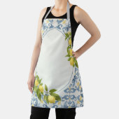 ブルーイタリアンタイルレモン エプロン (インサイチュ)