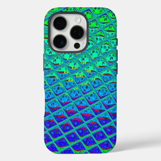 ブルーイタリアンマーメイドモチーフアートプリント Case-Mate iPhoneケース (裏面)