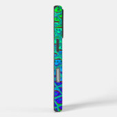 ブルーイタリアンマーメイドモチーフアートプリント Case-Mate iPhoneケース (裏面 / 右)