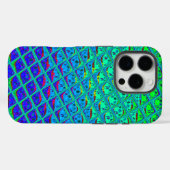 ブルーイタリアンマーメイドモチーフアートプリント Case-Mate iPhoneケース (裏面 (横))