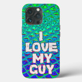 ブルーイタリアンマーメイドモチーフアートプリント Case-Mate iPhoneケース (裏面)