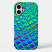 ブルーイタリアンマーメイドモチーフアートプリント Case-Mate iPhoneケース (裏面)