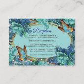 ブルーイッシュターコイズモン離れステラ&蝶 エンクロージャーカード (正面)