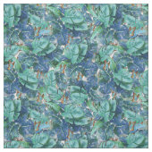 ブルーイッシュターコイズモン離れステラ&蝶 ファブリック (見本)