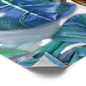 ブルーイッシュターコイズモン離れステラ&蝶 ポスター (角)