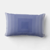 ブルーイッシュパープルスクエアジオメトリ ランバークッション (裏面)