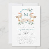 ブルーイットは男の子の赤ちゃんシャワー招待状 招待状 (正面)