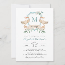 ブルーイットは男の子の赤ちゃんシャワー招待状 招待状