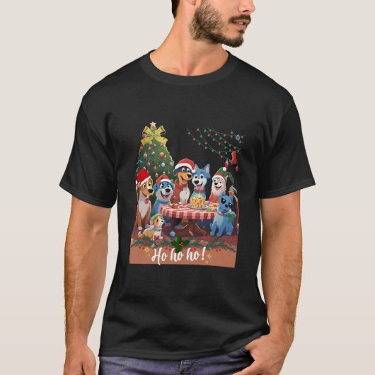 ブルーイファミリークリスマスパーティー Tシャツ (正面)