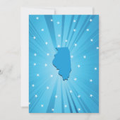 ブルーイリノイ招待状 招待状 (正面)